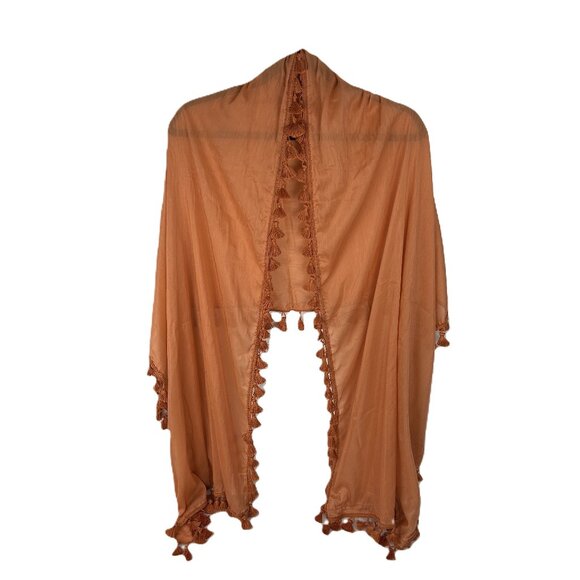 Private Quarters Corral Tassel Shawl - Picture 1 of 4